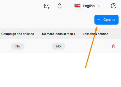 Image of how to create a webhook link in Skylead