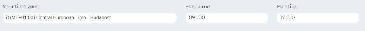 Skylead Time Zone Settings