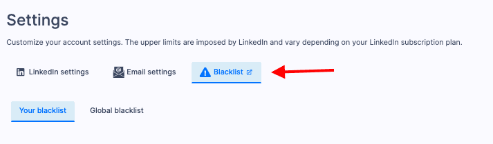 Skylead's blacklist, example 