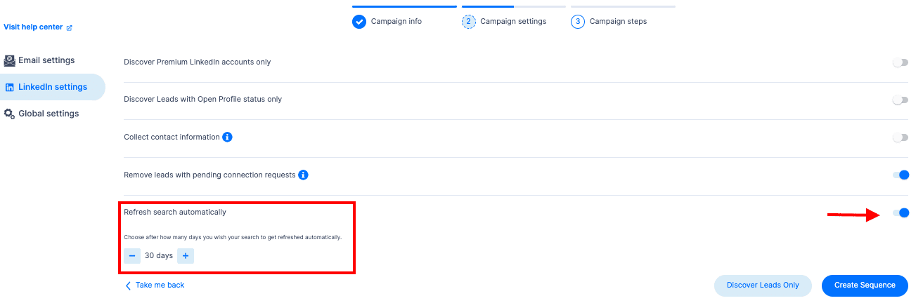 Auto-refresh leads on Skylead 