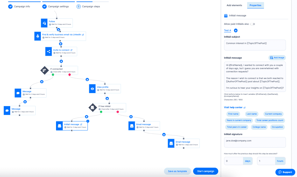 Smart sequence on Skylead, PAV for lead generation 