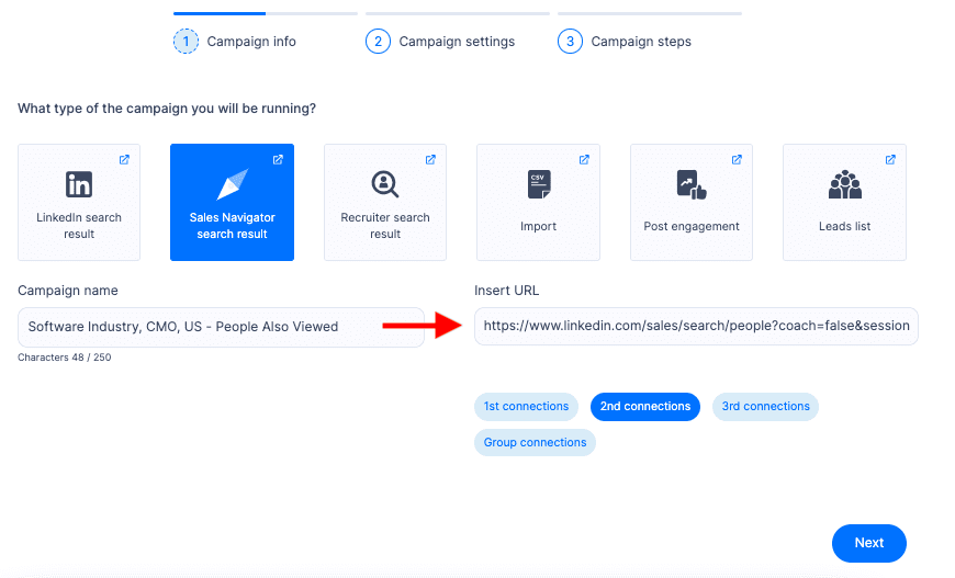 How to automate PAV for lead generation on Skylead, Sales Navigator subscribers