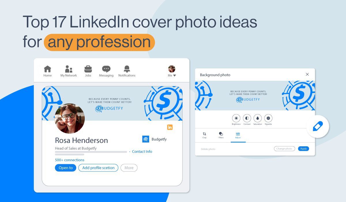LinkedIn cover photo examples blog cover