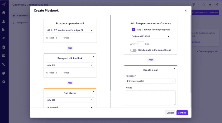 Creating a playbook in Klenty