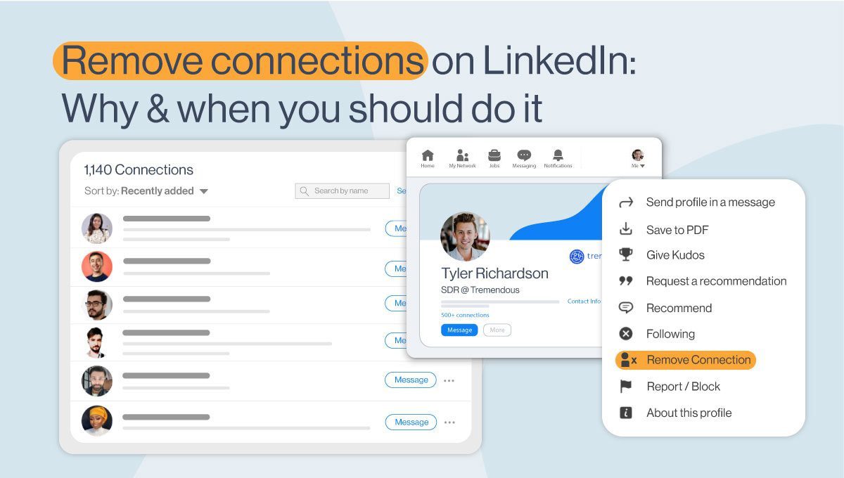 How to remove connections on LinkedIn, cover image