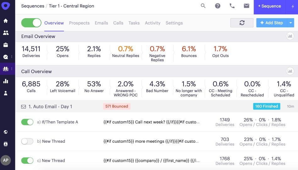 Outreach.io - Instantly.ai alternative