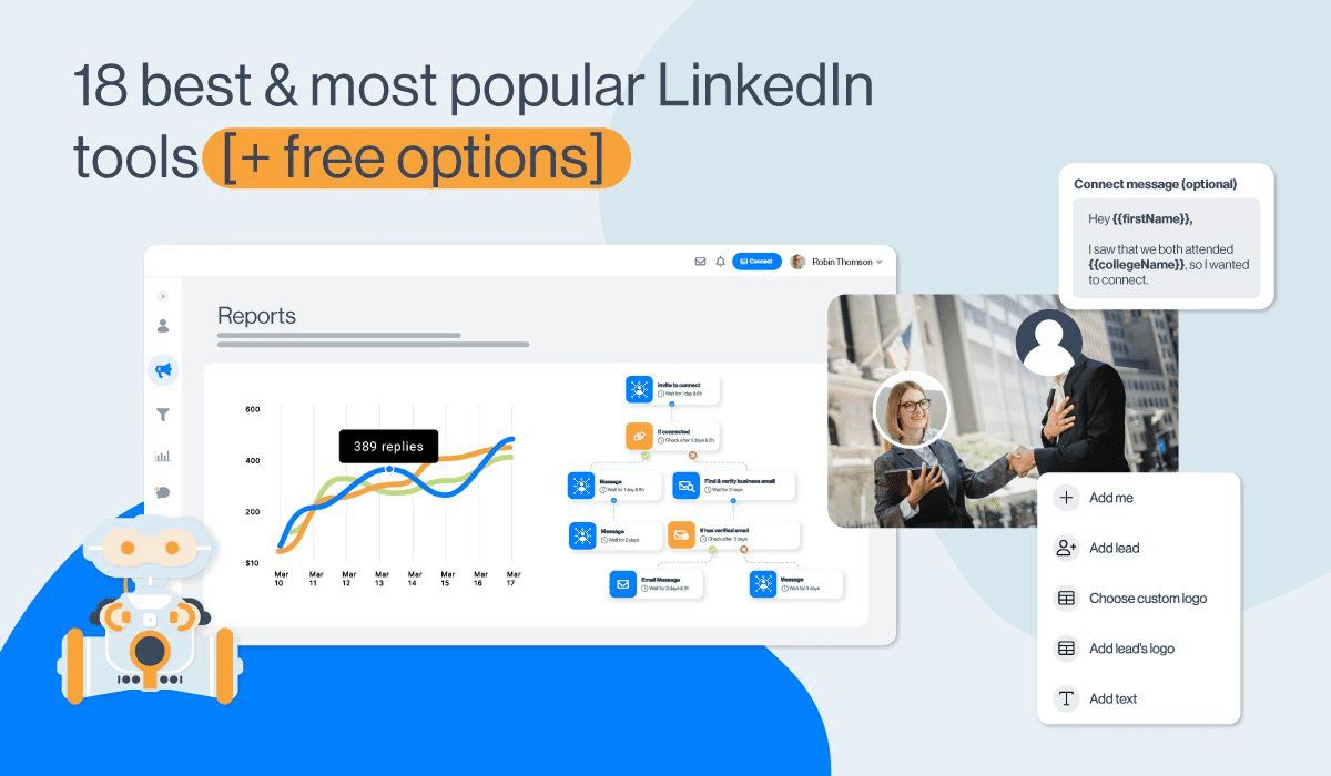 Cover image of Best LinkedIn Automation tools on the market
