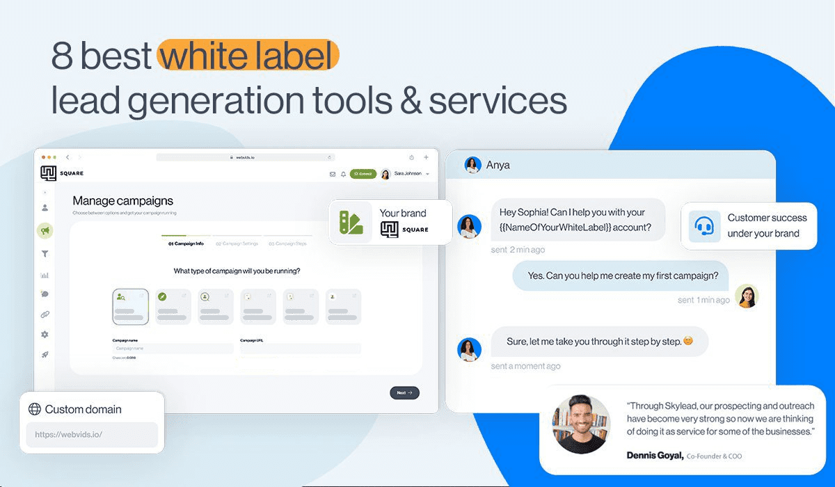 Cover image for a white label Linkedin lead generation tools and services blog
