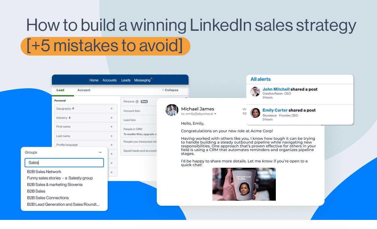 Linkedin sales strategy cover image