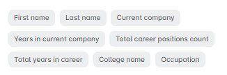 Variables to be used in outreach tools and a LinkedIn sales strategy