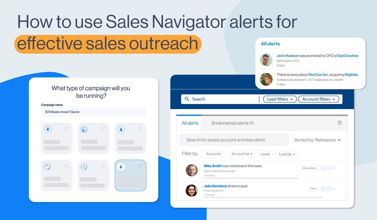 How to use Sales Navigator alerts for effective sales outreach