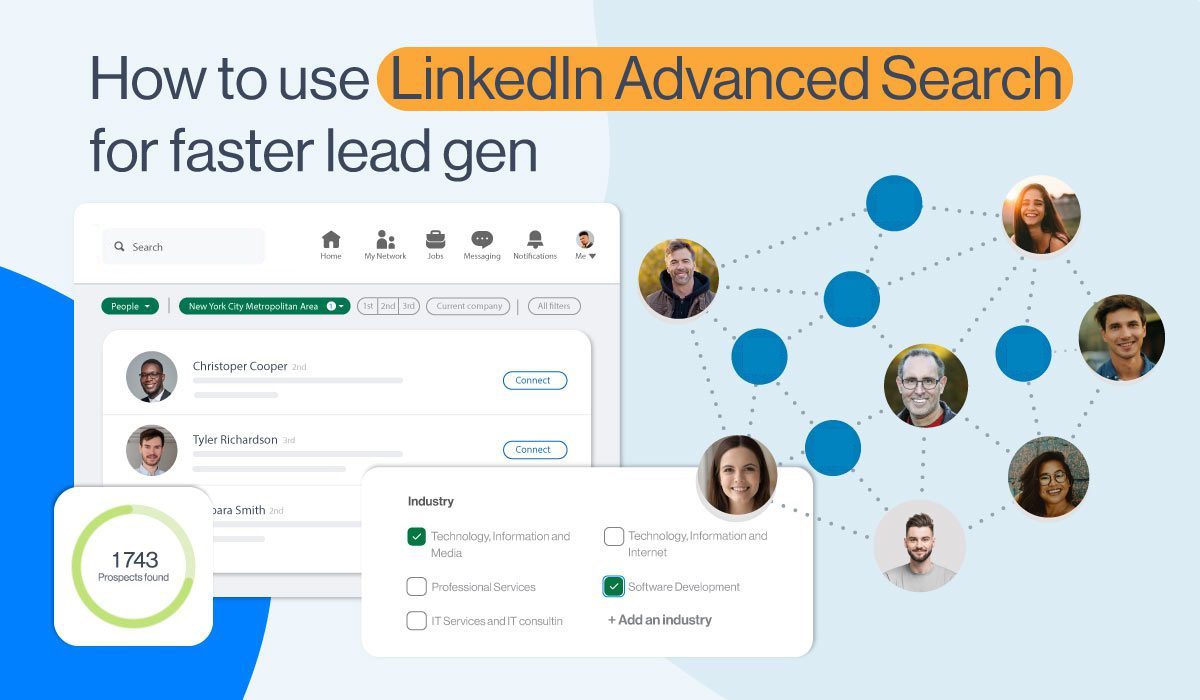LinkedIn advance search cover visual