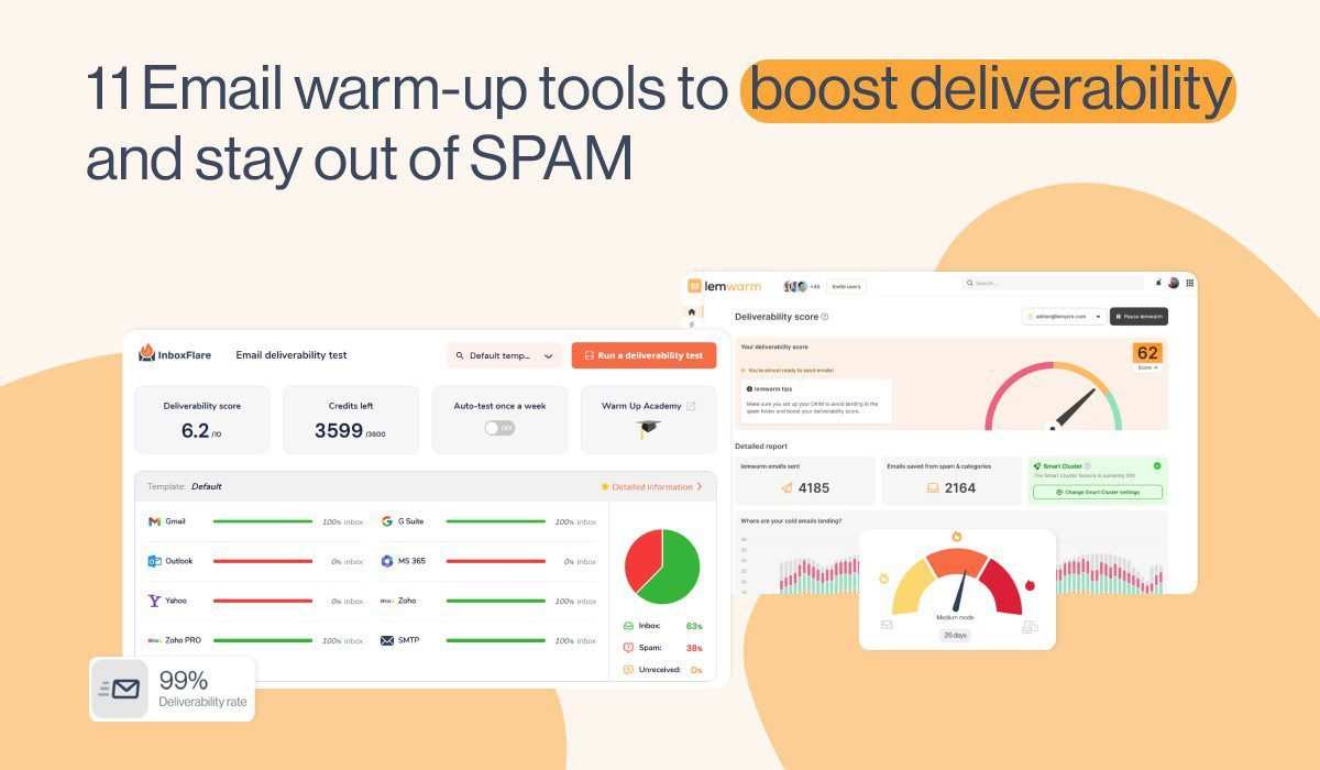 email warm up tools cover photo