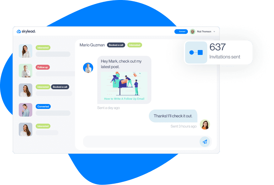 Marketing use case, promoting content through smart inbox